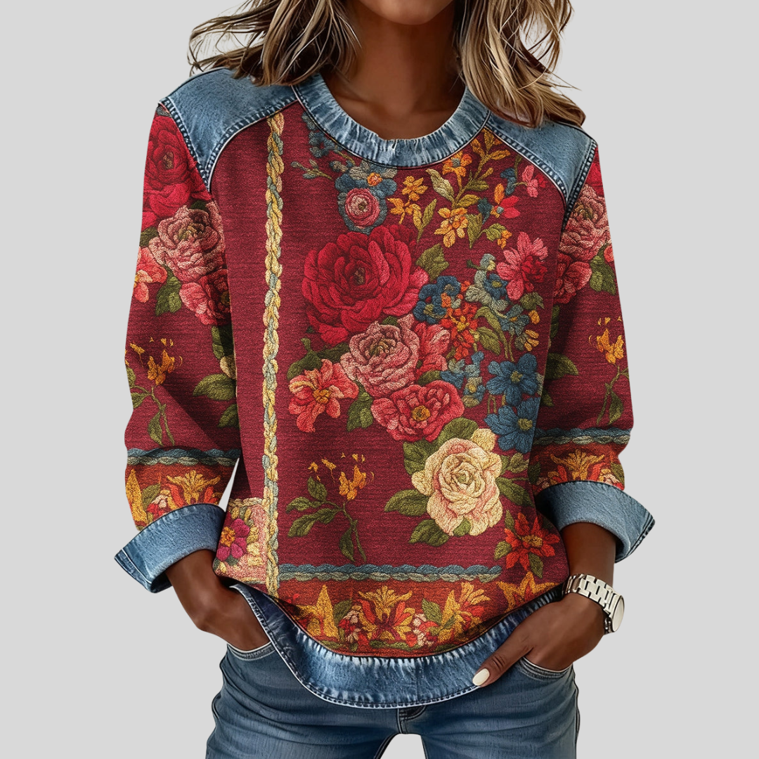 Regina™ | Bluza w kwiaty