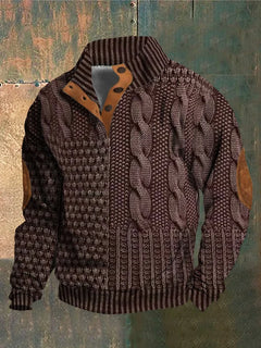 Oliwier™ | Ciepły sweter męski ze wzorem retro