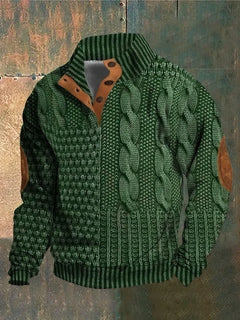 Oliwier™ | Ciepły sweter męski ze wzorem retro