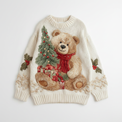 Elena™ | Świąteczny sweter z odświętnymi detalami