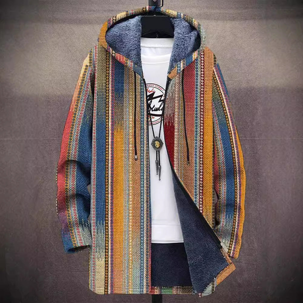 Adelina™ | Artystyczna bluza z kapturem w kolorowe plamy