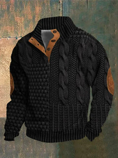 Oliwier™ | Ciepły sweter męski ze wzorem retro