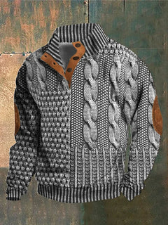 Oliwier™ | Ciepły sweter męski ze wzorem retro