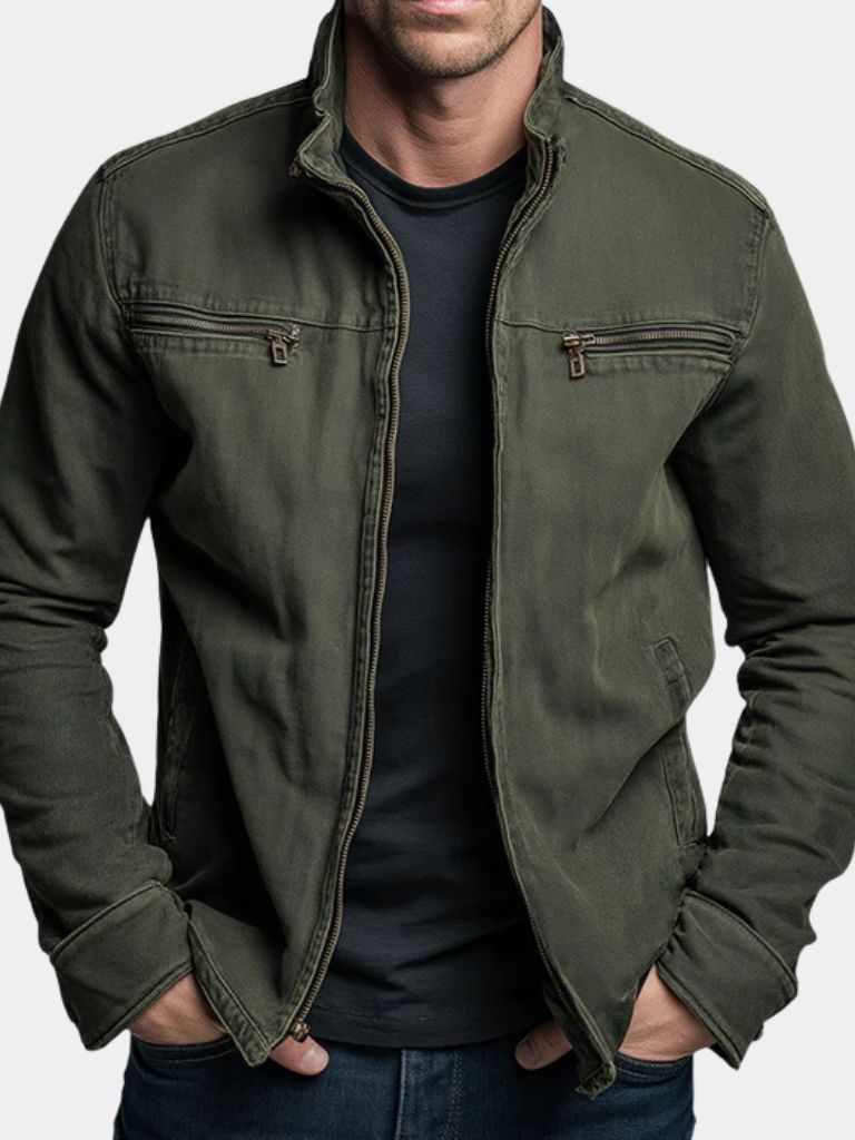 Damian™ | Oliwkowa kurtka field jacket vintage