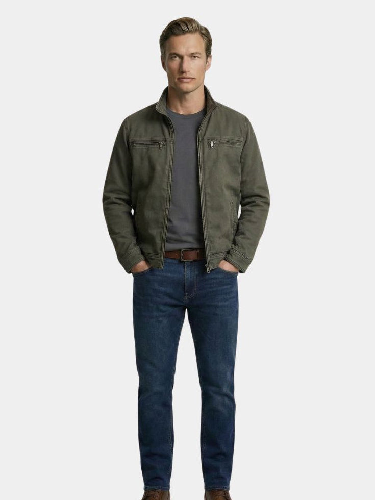 Damian™ | Oliwkowa kurtka field jacket vintage
