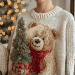 Elena™ | Świąteczny sweter z odświętnymi detalami