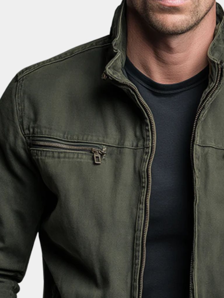 Damian™ | Oliwkowa kurtka field jacket vintage