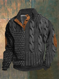 Oliwier™ | Ciepły sweter męski ze wzorem retro