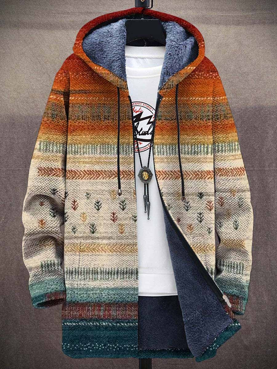 Elza™ | Artystyczna bluza z kapturem w kolorowe wzory