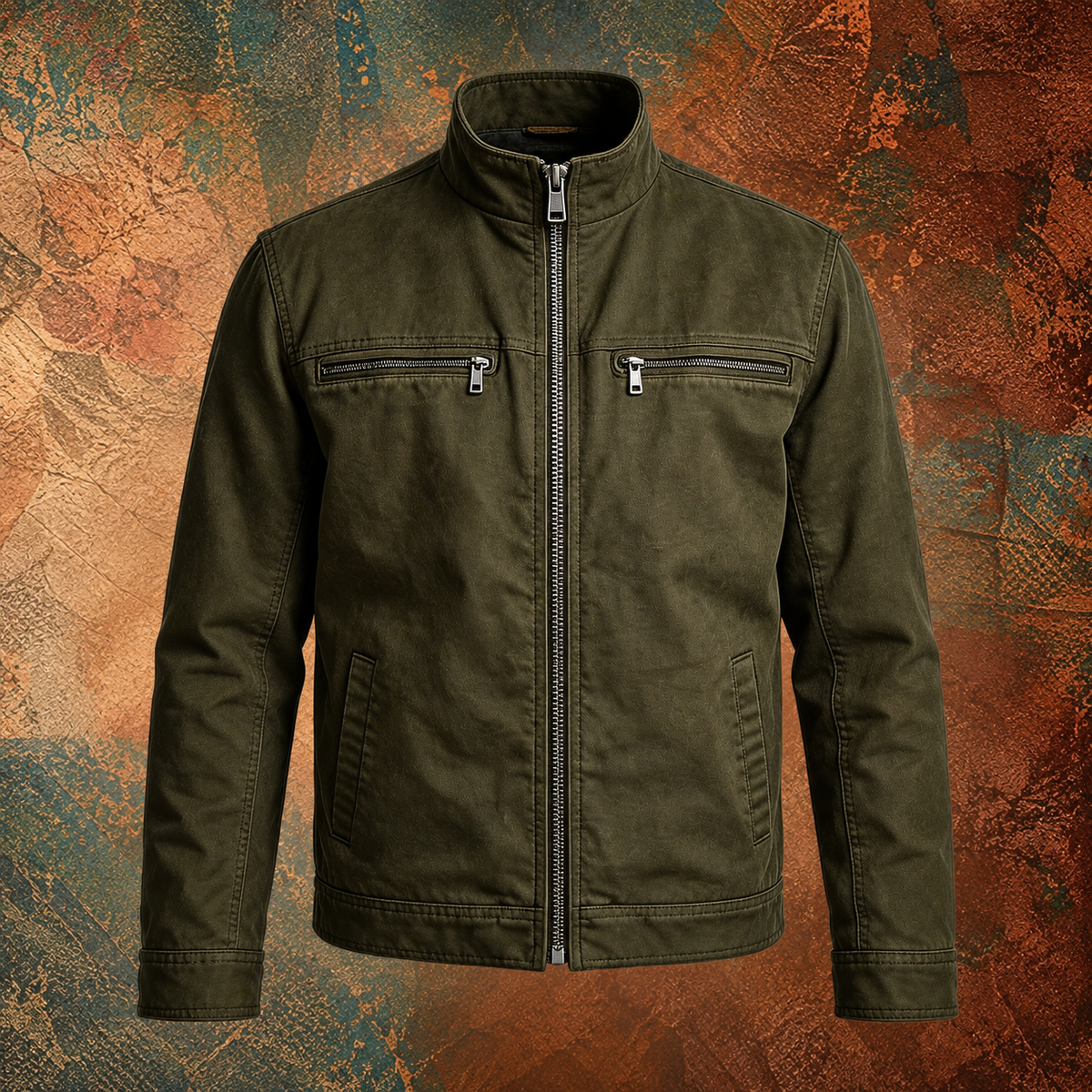 Damian™ | Oliwkowa kurtka field jacket vintage