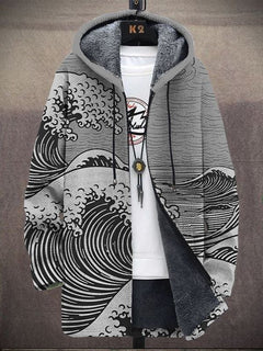 Eloiza™ | Artystyczna bluza z kapturem w malarskie plamy