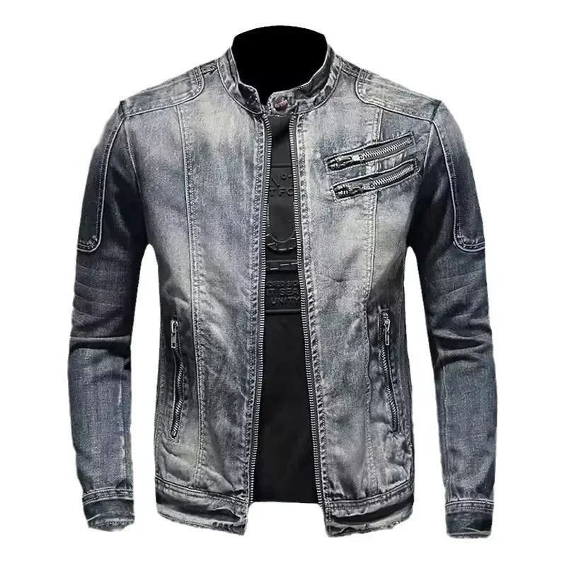 Wiesław™ | Jeansowa kurtka motocyklowa