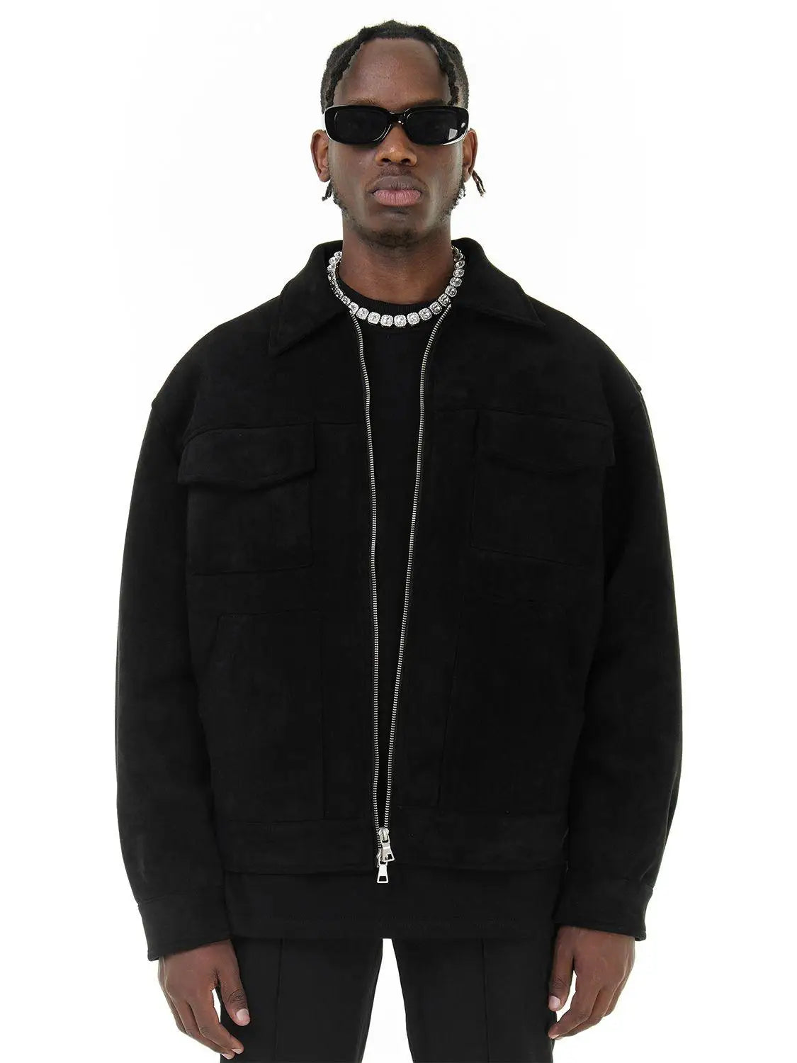 Bronisław™ | Zamszowa kurtka oversize