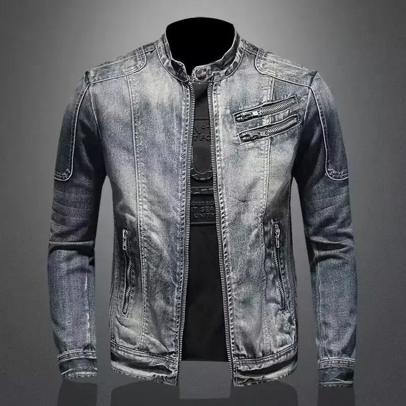 Wiesław™ | Jeansowa kurtka motocyklowa