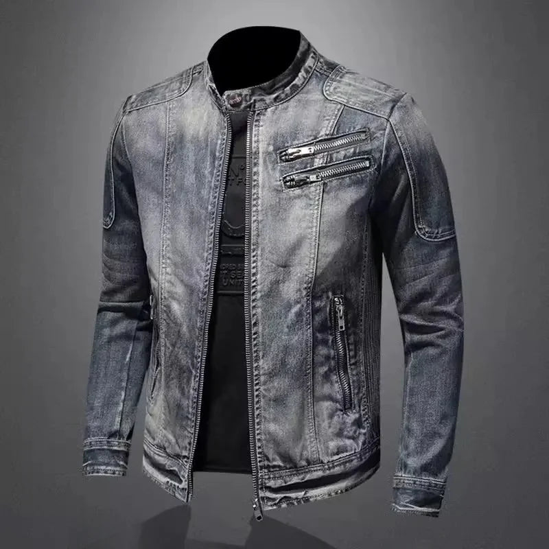 Wiesław™ | Jeansowa kurtka motocyklowa
