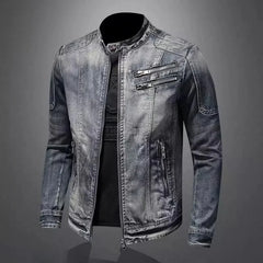 Wiesław™ | Jeansowa kurtka motocyklowa