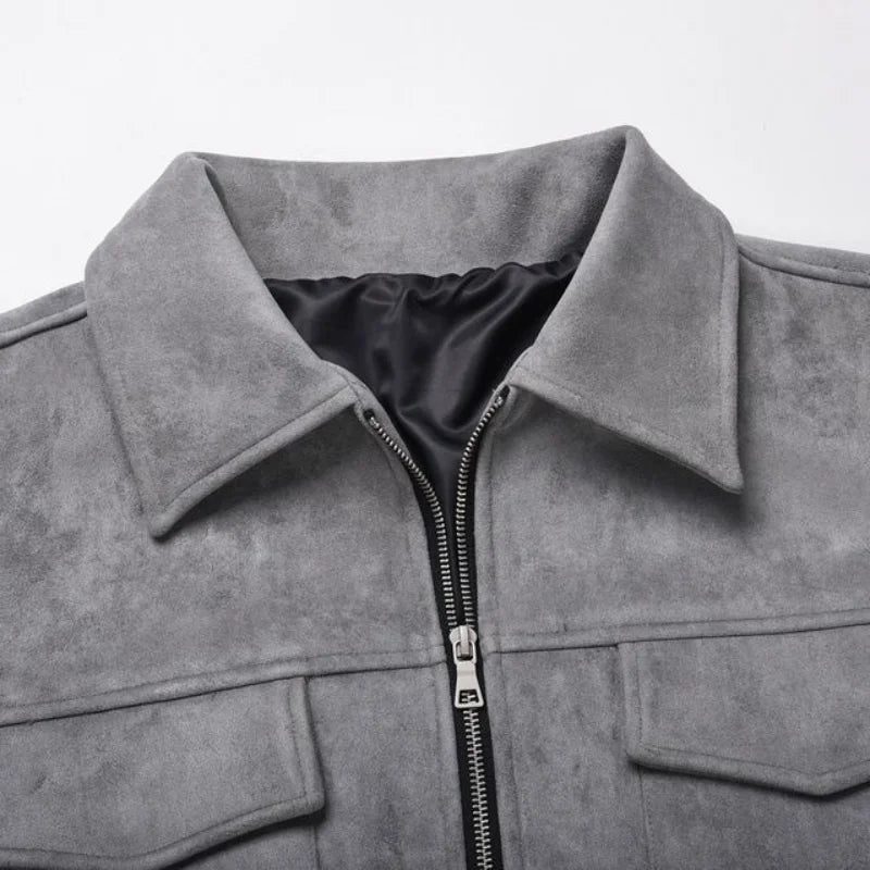 Bronisław™ | Zamszowa kurtka oversize