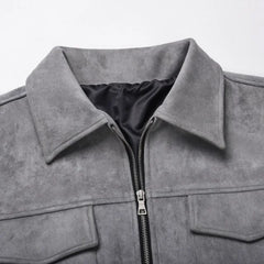 Bronisław™ | Zamszowa kurtka oversize