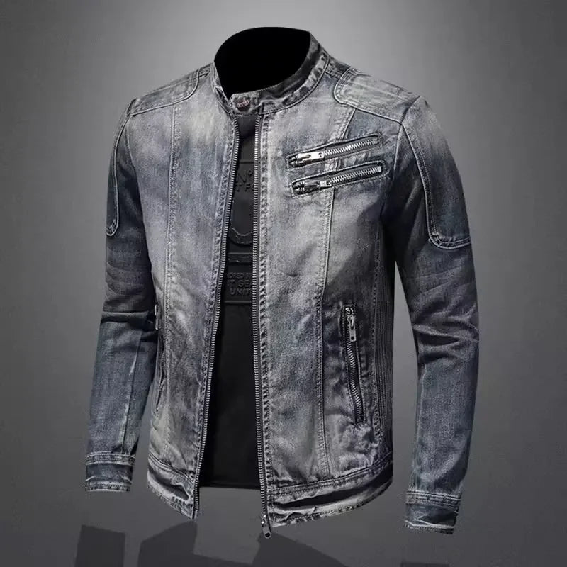 Wiesław™ | Jeansowa kurtka motocyklowa
