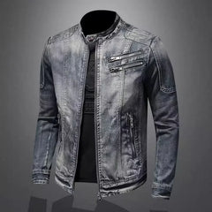 Wiesław™ | Jeansowa kurtka motocyklowa