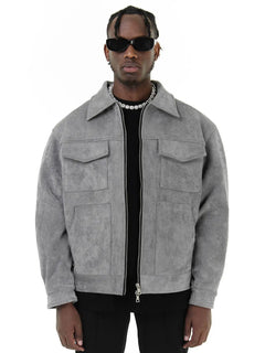 Bronisław™ | Zamszowa kurtka oversize