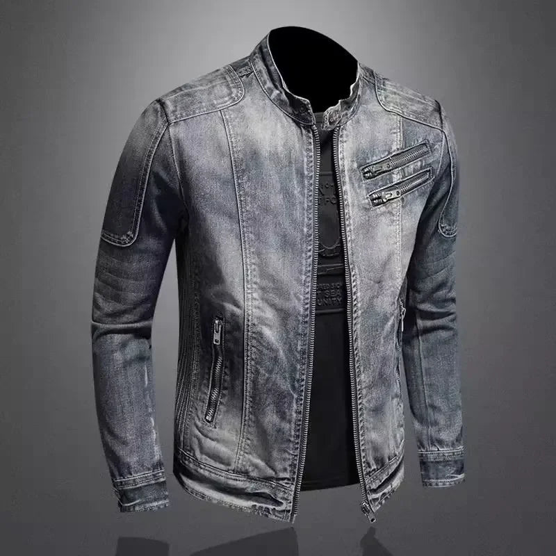 Wiesław™ | Jeansowa kurtka motocyklowa