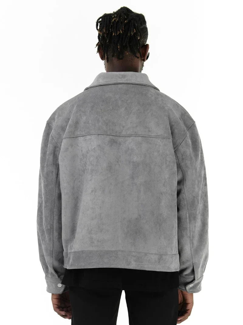 Bronisław™ | Zamszowa kurtka oversize