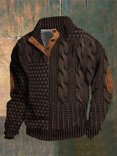 Oliwier™ | Ciepły sweter męski ze wzorem retro