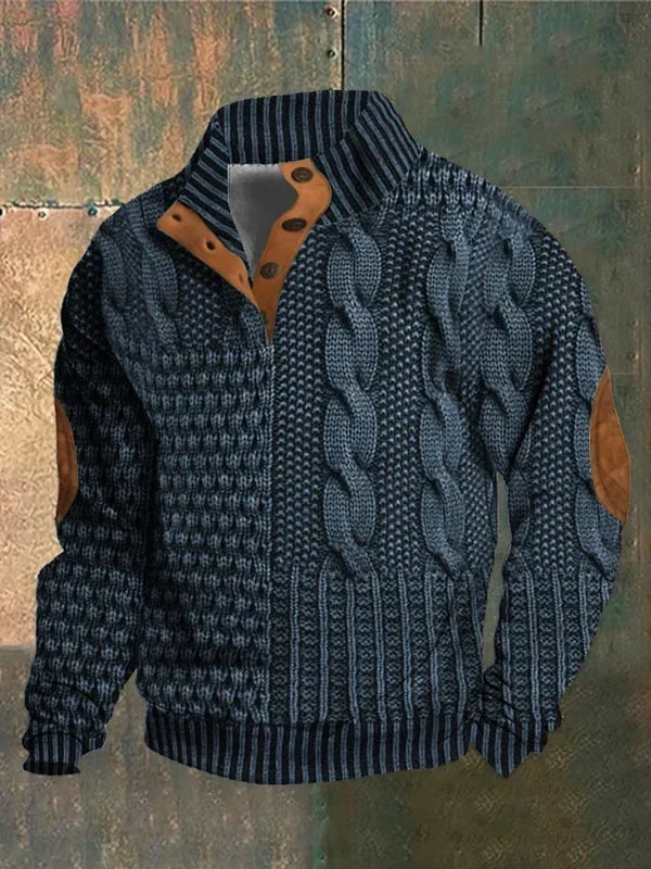 Oliwier™ | Ciepły sweter męski ze wzorem retro