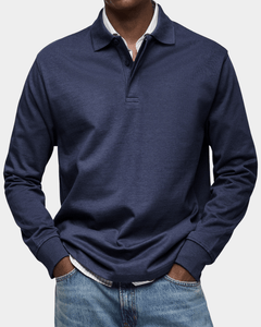 Krzysztof™ | Sweter polo z długim rękawem