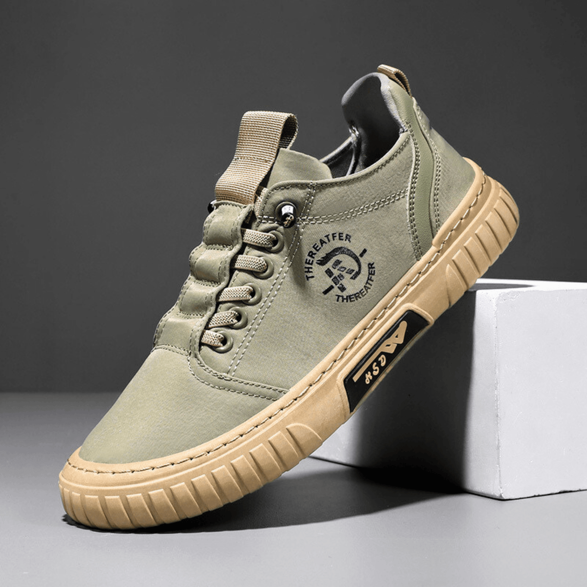 Cezary™ | Casualowe sneakersy z kontrastową podeszwą
